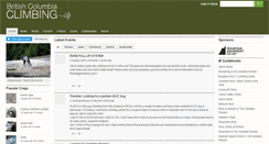 Desktop Screenshot of bcclimbing.com